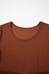 Long Sleeve Ribbed Knit Babydoll Tiered Mini Dress